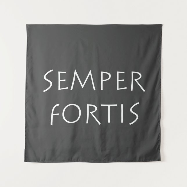 Semper fortis tapestry (Front)