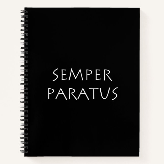 Semper paratus notebook (Front)