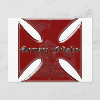 SemperFidelisCross.png Postcard