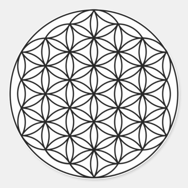 Sempiternal Flower Of Life Stickers (Front)