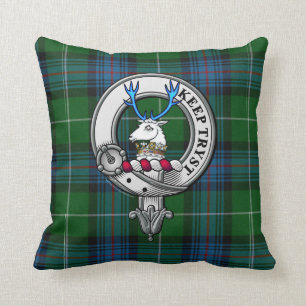 Semple Tartan & Badge Cushion