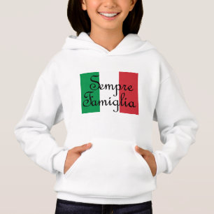 Sempre Famiglia and Italian flag colors