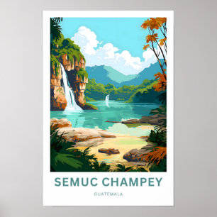 Semuc Champey Guatemala Travel Print