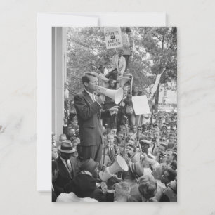 Sen. Robert Kennedy Campaigning for US President  