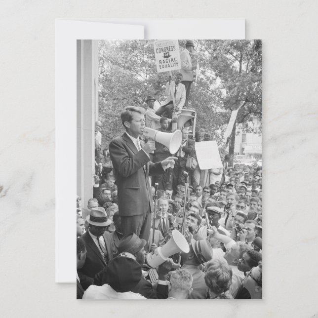 Sen. Robert Kennedy Campaigning for US President   (Front)
