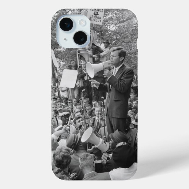 Sen. Robert Kennedy Campaigning for US President   Case-Mate iPhone Case (Back)