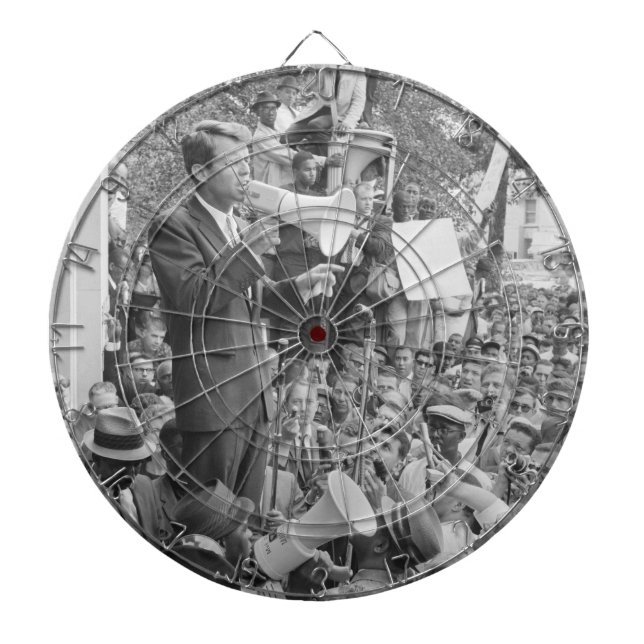 Sen. Robert Kennedy Campaigning for US President   Dartboard (Front)