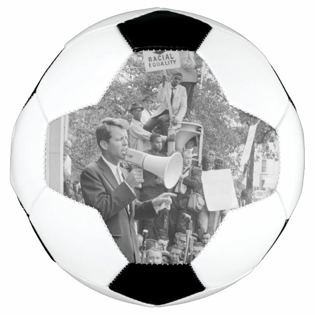 Sen. Robert Kennedy Campaigning for US President   Football (Front)