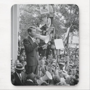 Sen. Robert Kennedy Campaigning for US President Mouse Mat