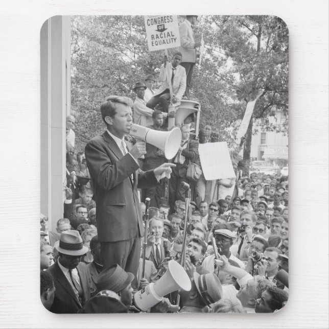 Sen. Robert Kennedy Campaigning for US President   Mouse Mat (Front)