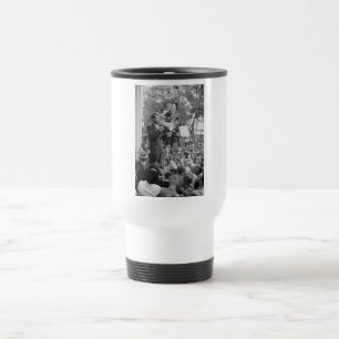 Sen. Robert Kennedy Campaigning for US President   Travel Mug
