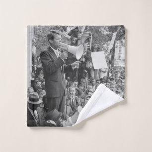 Sen. Robert Kennedy Campaigning for US President Wash Cloth