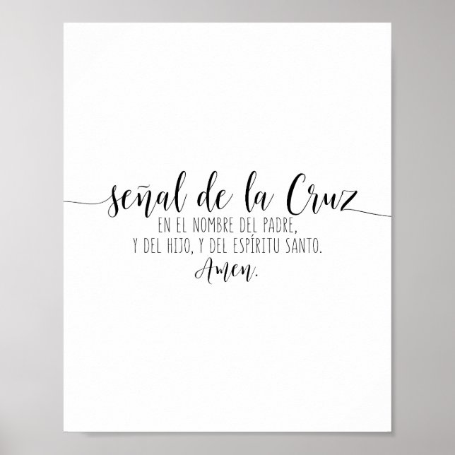 Señal De La Cruz. En El Nombre Del Padre Poster (Front)
