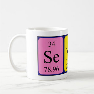 Senan periodic table name mug