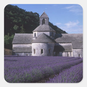 Senanque Abbey, Gordes, Vaucluse, Provence, 2 Square Sticker