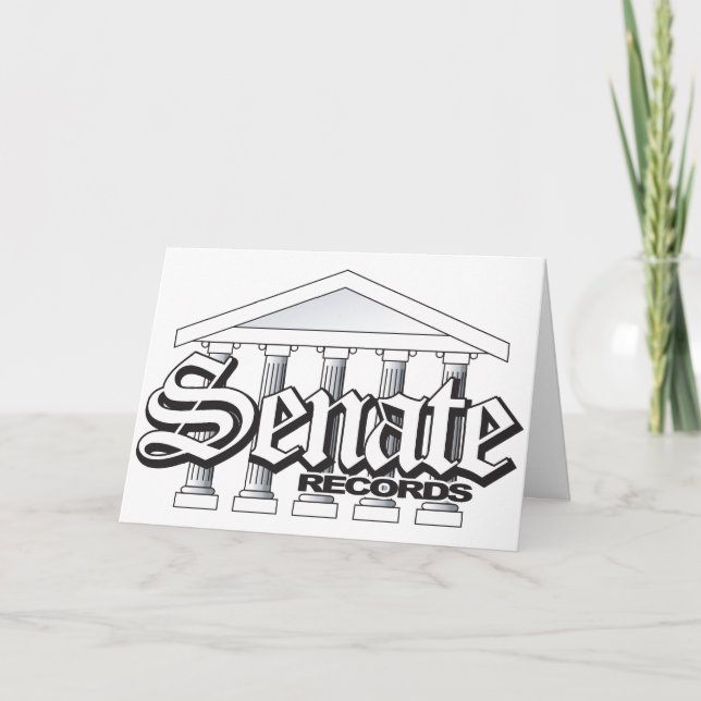 Senate Records Card Template (Front)