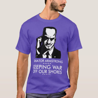 Senator Armstrong Presidential Campaign Metal Gear T-Shirt