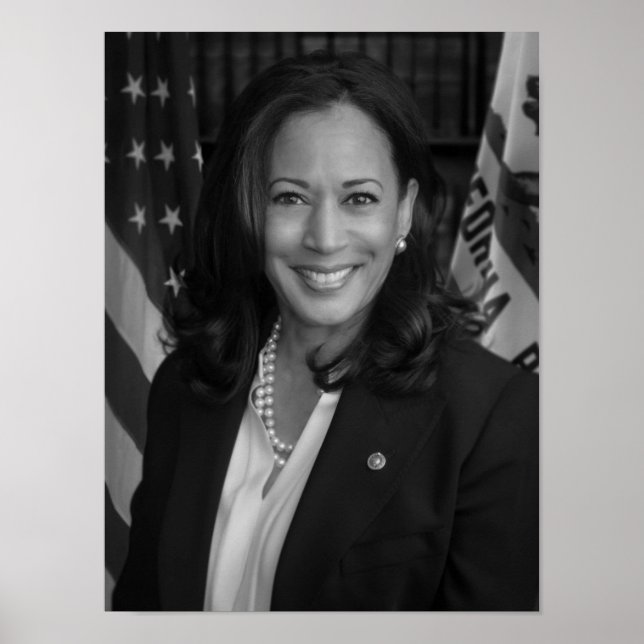 Senator Kamala Harris Official Portrait - 2017 Poster (Front)