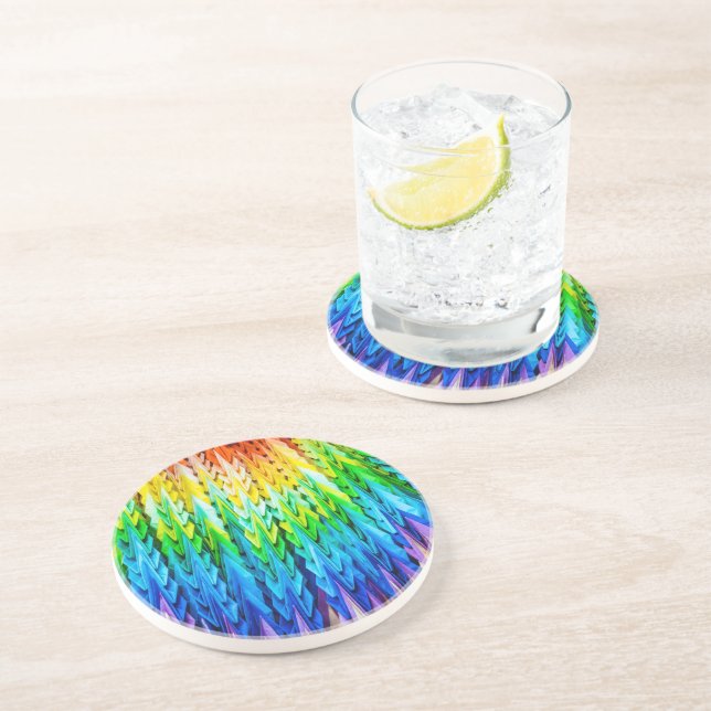 Senbazuru or one thousand origami cranes coaster (Side)