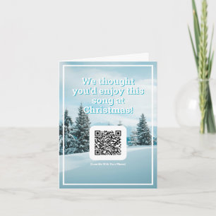 Send a Song by QR Code on a Christmas Card
