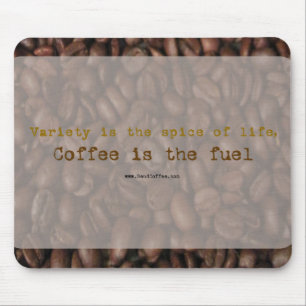 Send Coffee slogan - mousepad