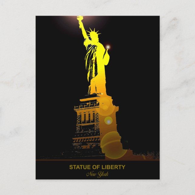 Send Freedom: Statue of Liberty Postcard (Front)