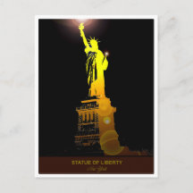 Send Freedom: The Statue of Liberty Postcard