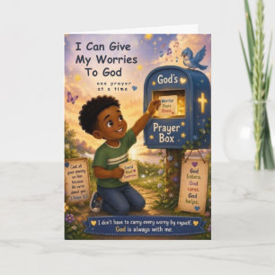 Send God Your Worries Affirmation Card