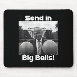 Send In Big , President Trump And Doge  Mouse Mat