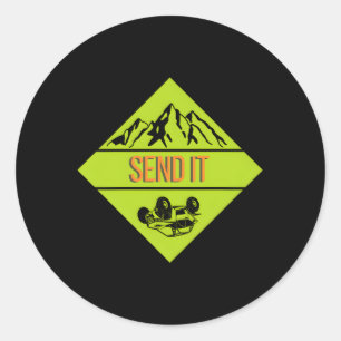Send It Classic Round Sticker