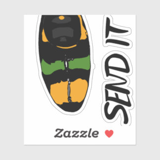 Send It & Dagger Outlaw Kayak Vinyl Sticker Pack