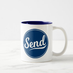 Send Logo Two-Tone Coffee Mug