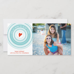 Send Love Around Holiday Card