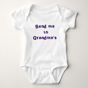 Send me to Grandma's Baby Bodysuit