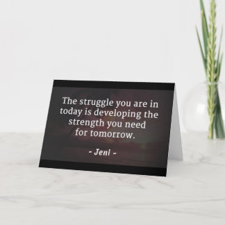 Send message of encouragement! card