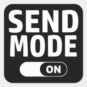 Send Mode On Square Sticker