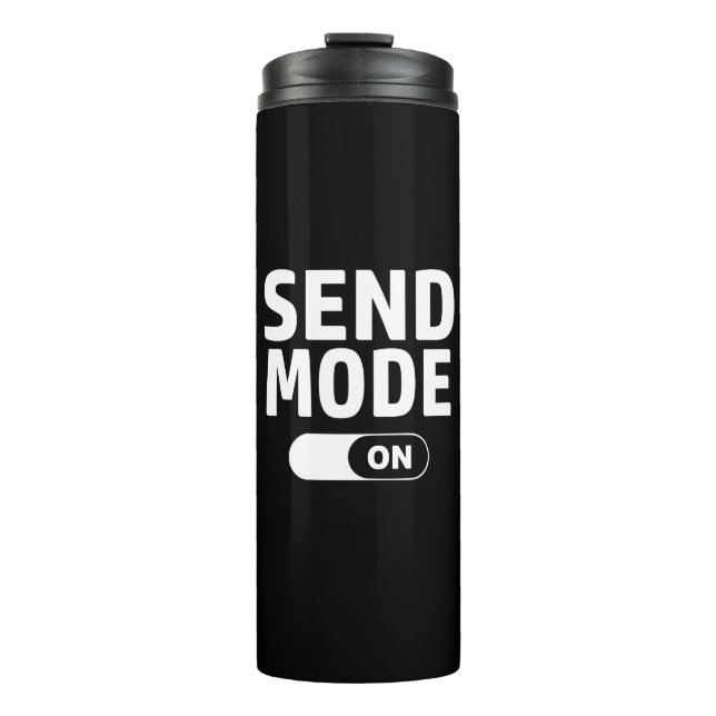 Send Mode On Thermal Tumbler (Front)