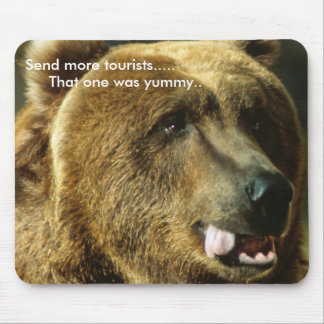 Send more tourist mouse mat