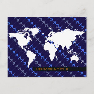 send news from around the world travel postcard