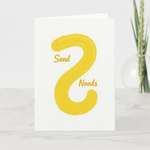 Send Noods Pun Card
