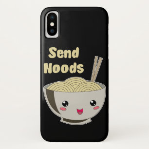 Send Noods Vintage Ramen Japanese Noodle Soup iPhone X Case