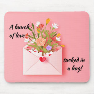 Send some love and a hug!  mouse mat