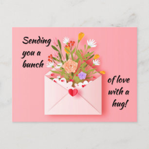 Send some love and a hug!  postcard