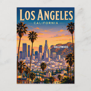 Send Sunny Los Angeles Memories Anywhere Postcard