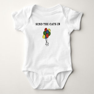 Send The Cats In T-Shirt Baby Bodysuit