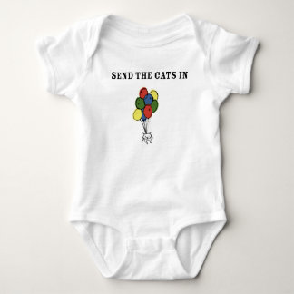 Send The Cats In T-Shirt Baby Bodysuit