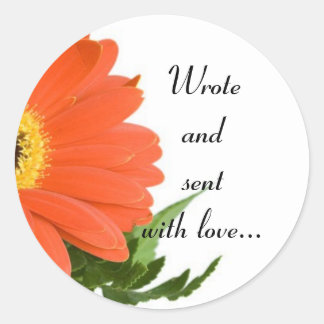 Send with love envelope sticker