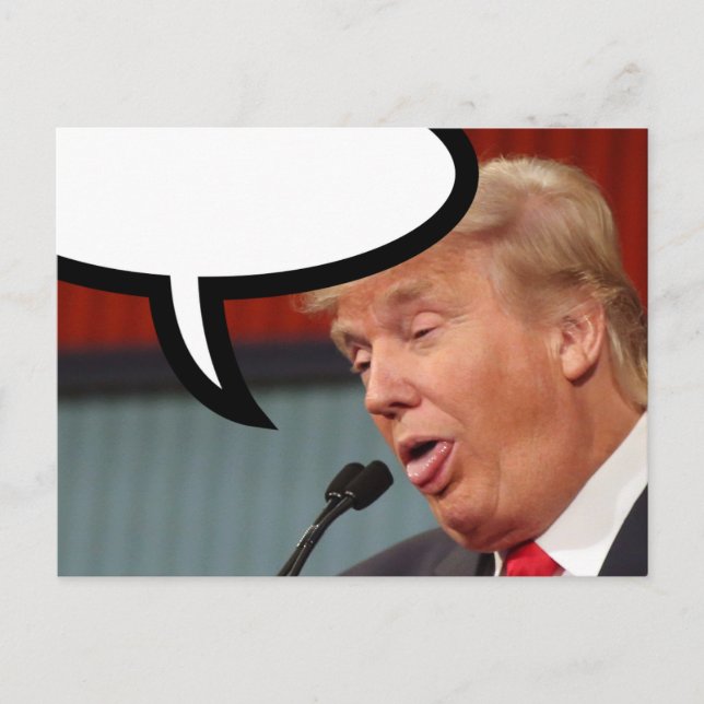 Send your Own Message #TheIdesOfTrump Postcard (Front)