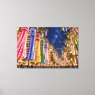 Sendai Tanabata Festival Canvas Print