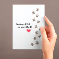 Sending a Hug for your Heart Dog Loss Sympathy